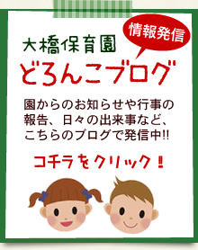 大橋保育園どろんこブログへ